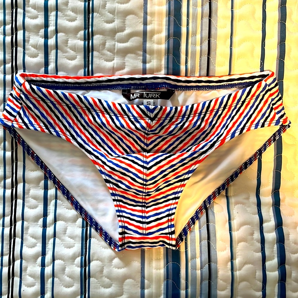 Mens Mr Turk swim brief size small